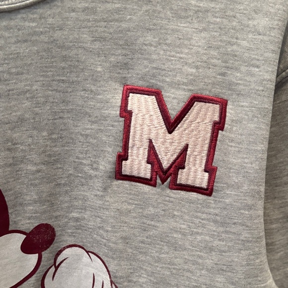 Disney Gray Mickey Mouse  Crewneck Sweater - Picture 2 of 6